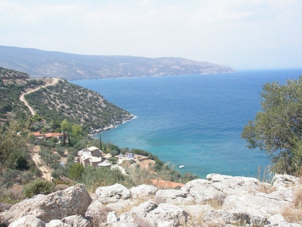 Peloponnese coast line